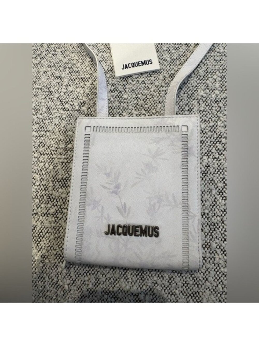 ‼️RARE FIND‼️ Jacquemus Le Gadjo wallet- in pattern called “Rosemary” - Picture 4 of 6